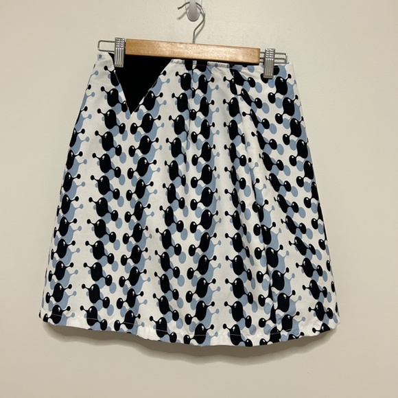 Terry Cycling Skirt Women's Medium White/Black/Blue  Active Outdoor Padded - Picture 5 of 10